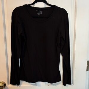 Tahari Black Long Sleeve t-shirt